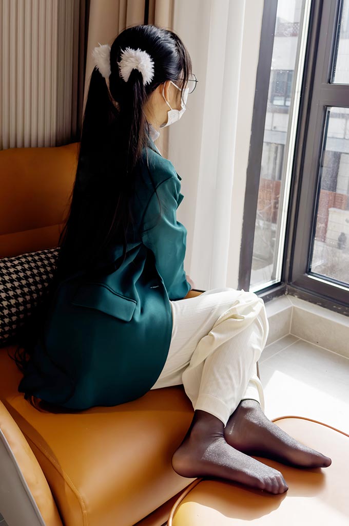 A097-黑丝 脚尖透明