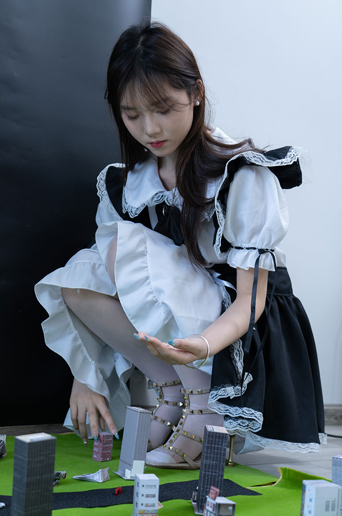 W153-高跟鞋、黑丝（脚尖加固款）、白丝（脚尖加固款）、裸足